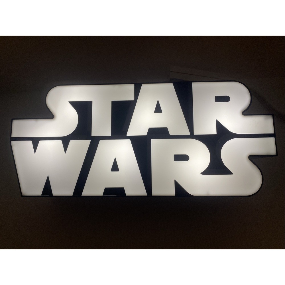 STAR WARS Logo Light Freestanding/Wall Mountable w/USB Cable Paladone No Box